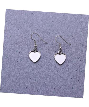 NUOBESTY 40 Pcs Jewlery Stainless Steel Earrings Jewelry Dangler Kit Pendant Girl Jewelry Pin Round Silver 3.50X1.30X1.00CM - Buy Online on GoSupps.com