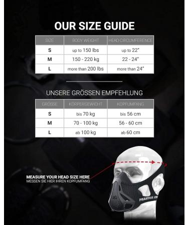 Phantom Athletics Training Mask - Enhance Endurance & Performance for Sports | International Shipping Available - Buy Online on GoSupps.com