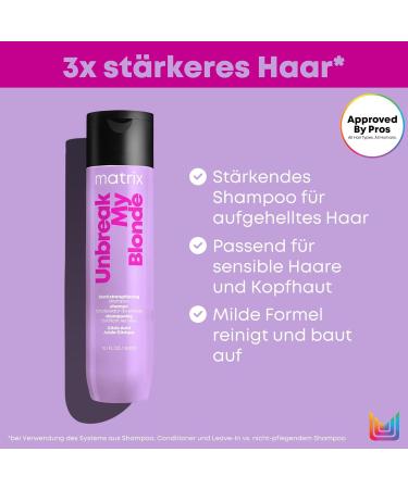 MATRIX TOTAL RESULTS UNBREAK MY BLONDE shampoo 300 ml - Buy Online on GoSupps.com