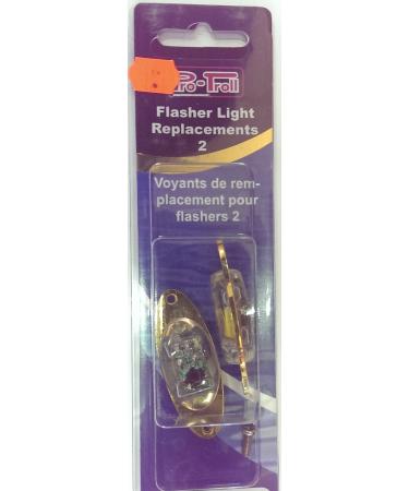 Pro Troll Flasher Light Replacements Pro Flash Flashers (2 Pack), Red Green White