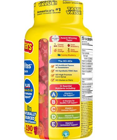Lil Critters Gummy Vites Complete Multivitamin - 190 Gummies for Kids - Buy Online on GoSupps.com