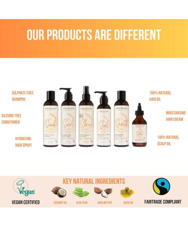 Afrocenchix Seal - Scalp Oil for Afro and Curly Hair- Blended With Jojoba and Castor Oil for hair growth Moisture locking Hair Oils 60ml - Buy Online on GoSupps.com