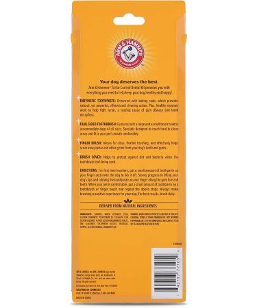 Arm & Hammer Tartar Control Dental Kit for Dogs - Banana Mint Flavor - Buy Online on GoSupps.com
