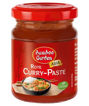 Buy Bamboo Garden Red Curry Paste - 125g | Natural Ingredients & Spicy Thai Curry Essentials - International Shipping Available - Buy Online on GoSupps.com