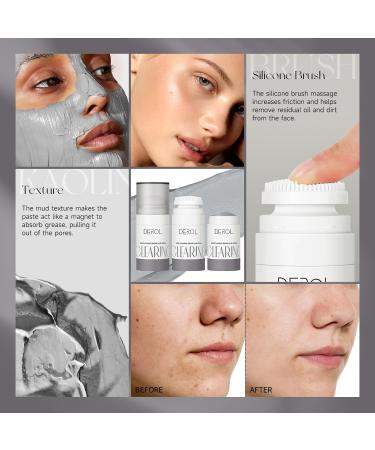 TITIMORE Deep Cleaning Grease Mud Stick Blackhead Remover Face Purifying Clay Facial Mask Stick Deep Pore Cleansing Acne Mask Oil Controlling Moisturizing Skin Brightening for All Skin Types - Buy Online on GoSupps.com
