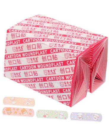 BESPORTBLE 2 Boxes Cartoon Kids Care Strip Portable Travel Waterproof Round Travel Band Cute Bulk Medical Glue The Face Child