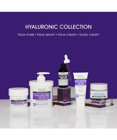 Advanced Clinicals Cr me anti- ge l'acide hyaluronique pour le visage le corps les mains. Hydratation instantan e pour la peau taille spa. (2 - 473 6 g) - Buy Online on GoSupps.com