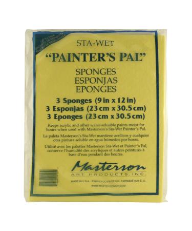 Masterson Sta-Wet Palette Painters Pal, 3 Pack