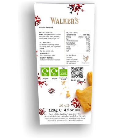 WALKER'S SHORTBREAD Festive Scottie 'Reindeer' Dog Shortbreads 125g (Pack Of 12) - Buy Online on GoSupps.com