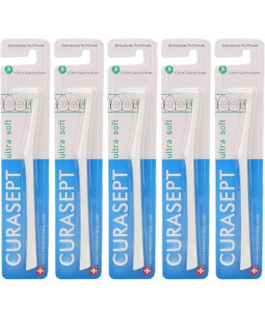 5-Part Orthodontic Toothbrush - Soft Bristles for Stain Removal Gum Health & Easy Cleaning | Ideal for International Shipping - Buy Online on GoSupps.com