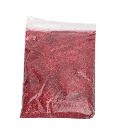 TEUOPIOE 50g Sparkly Sparkle Gorgeous Eye-Catching Sparkle Widely Used Easy Remove Glitter Craft Gift for V (Red)