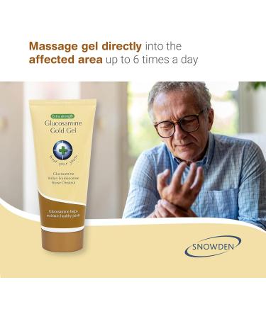 Snowden Glucosamine Gold Topical Joint Pain Relief Gel 200 ml - Pack of 1 - Buy Online on GoSupps.com