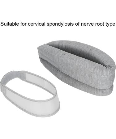 Safwel Neck Support - Ergonomic Curve Adaptation for Spine Pain Relief | Universal Neck Support for Work Study & Driving (Grigio) - Buy Online on GoSupps.com