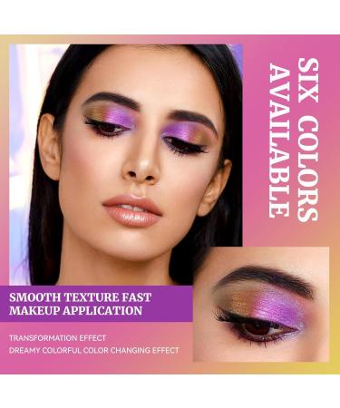  Beliky Girl Chameleon Glitter Liquid Eyeshadow Metallic and Shimmering Multi-Color Liquid Eyeshadow Long Lasting Quick Dry Holographic and Shiny - Buy Online on GoSupps.com