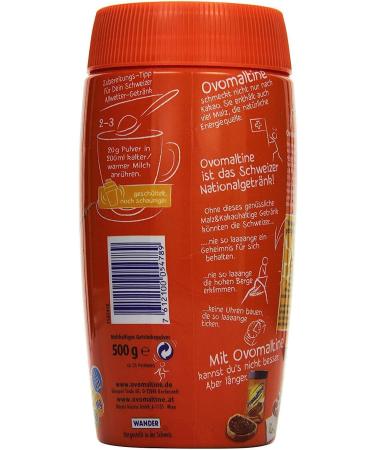 Tasting package ovomaltine beverage powder in pack of 2 450g chocolate powder 500g tin powder from Cassic - Buy Online on GoSupps.com