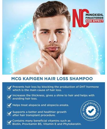 McG Kapigen Hair Growth Shampoo for Men and Women | No Side Effects | Manual Hair Loss Treatment with Procapil and Biotin | 300ml - Buy Online on GoSupps.com