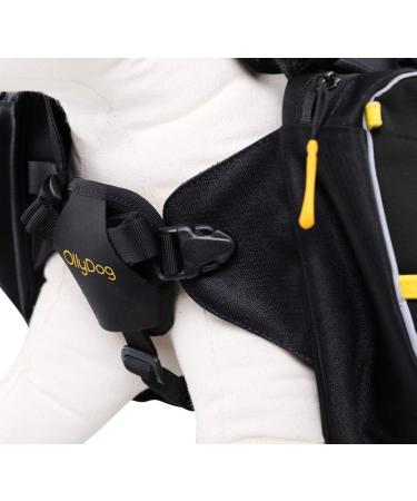 OllyDog Trekker RF Dog Backpack Harness - Lightweight Saddle Bag for Walking, Camping, and Backpacking - Medium Raven - Buy Online on GoSupps.com
