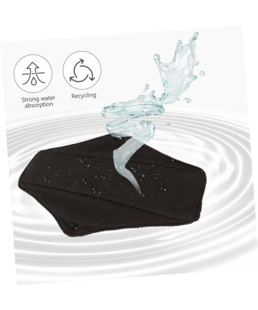 Washable Cloth Pads 6pcs Set for Women - Reusable Bamboo Charcoal Period Pads - Buy Online on GoSupps.com
