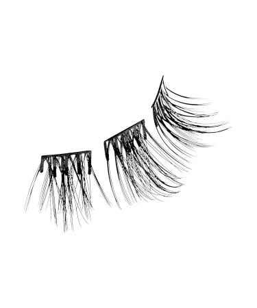 KISS imPRESS False Eyelashes Lavish 12mm-14mm Lash Clusters Contact Lens Friendly Easy Apply Reusable Falsies 12 Pre-Bonded Pieces for Flawless Volume - Buy Online on GoSupps.com