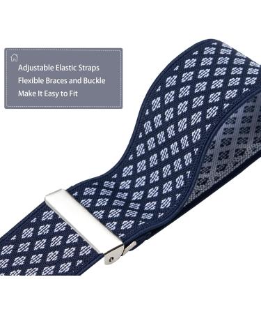 Dresime H str ger for Men & Women | 4 Clip X-Shaped Elastic Suspenders for Overalls Jeans Motorcycle Pants & More - Buy Online on GoSupps.com