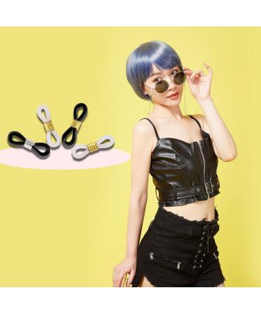 100 Pcs Eyeglass Chain Ends Glasses Chain Loop Holder Silicone Eyeglass Chain Connector Adjustable Flexible Rubber Spring Strap Ends Holder Anti Slip Silicone Connector Holder Retainer for Sunglasses - Buy Online on GoSupps.com