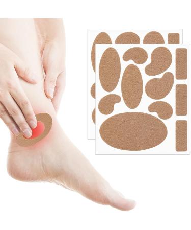 WLLHYF 10 Sheets Moleskin Tape Flannel Adhesive Pads - Blister Prevention & Moisture-Wicking Heel Stickers for Foot Protection - Buy Online on GoSupps.com