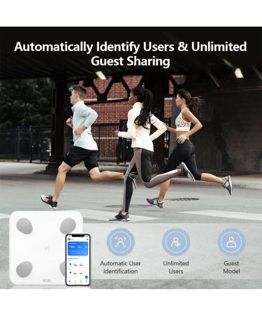 PICOOC Smart Scale for Body Weight - 13 Body Composition Monitor for BMI Water Muscle Weight Loss Sync Smartphone App - Buy Online on GoSupps.com