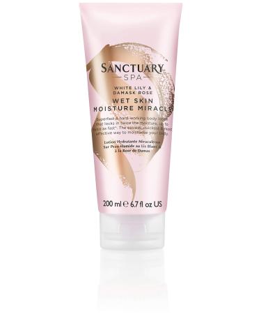 Sanctuary Spa White Lily & Damask Rose Wet Skin Moisture Miracle Body Lotion 200ml