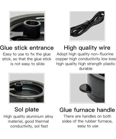 Buy Togepp Electric Melting Adhesive Pot - Best Melting Glue Pot for Wax Seals & Sealing Wax Pearls - Buy Online on GoSupps.com