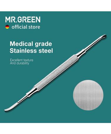 MR.GREEN Double Headed Cuticle Pusher & Trimmer - Nail Care Tool for Pry Up Nails & Dirt Removal (Mr-2158) - Buy Online on GoSupps.com