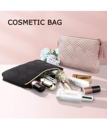 Buy Bagsmart 2-Piece Marble Cosmetic Bag & Pencil Case - Multifunction Travel Organizer - Black Zip Packing Cube - Ideal for International Shipping - Buy Online on GoSupps.com