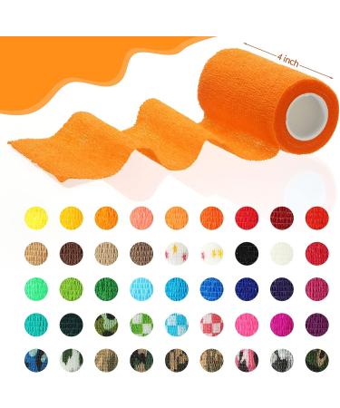 45 Rolls 4 x 5 Yards Cohesive Bandage Tape - Self Adhesive Wrap for First Aid, Wrist, Sports - Elastic Stretch Athletic Tape - Non Woven Self Adherent Vet Wrap - Bulk Pack with 45 Styles - Buy Online on GoSupps.com