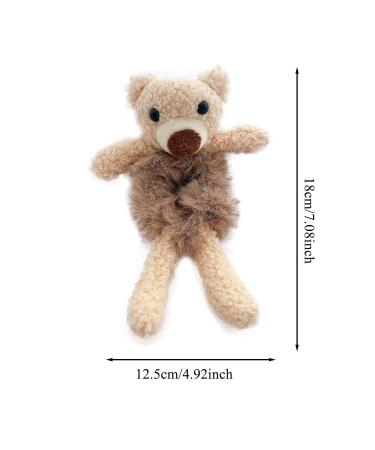 Buy Women's Plush Hair Ties - Cute Bear Velvet Elastic Hair Bands | Fashionable Soft Hair Ties for Ladies - International Shipping Available - Buy Online on GoSupps.com