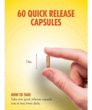 Sundance Turmeric Curcumin Complex 1000mg | 60 Capsules | with BioPerine | Non-GMO and Gluten Free Supplement - Buy Online on GoSupps.com