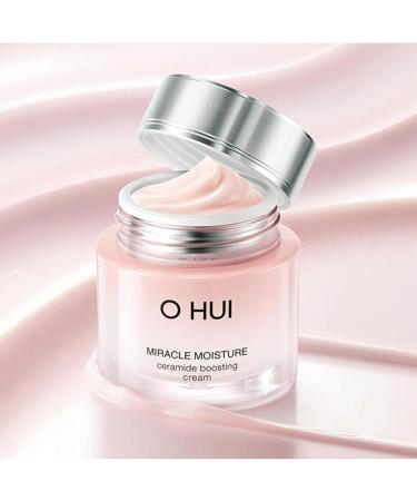 O HUI Miracle Moisture Ceramide Boosting Cream | 24-Hour Hydration | Korean Moisturizer for All Skin Types | Achieve Glass Skin with Ceramides & Shea Butter - Buy Online on GoSupps.com