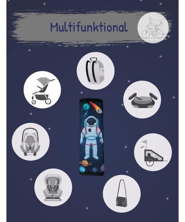 HECKBO Astronaut Kids Car Seat Belt Pads - Seat Belt Protectors for Booster Seats - Ideal for Car or Bicycle - 1 Piece - Buy Online on GoSupps.com