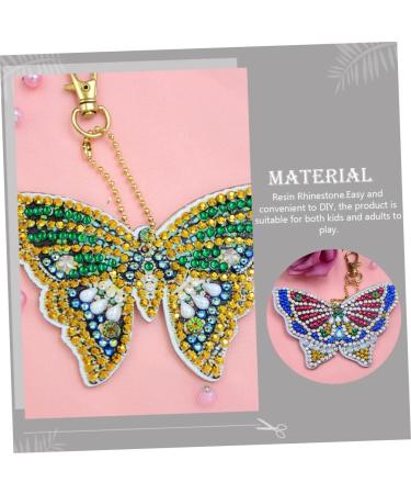Anneome 5pcs Key Chain Keychain for Kids Handbag Hanging Decor Diy Diamonds Pendants Blush 5d Self Made - Buy Online on GoSupps.com