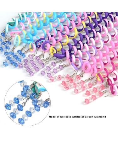 18 Pcs ZXK CO Hair Styling Twister Clips for Women - Braided Rubber Bands, Spiral Spin Barrettes, Elastic Hair Ropes | Cute Hair Accessories - Buy Online on GoSupps.com
