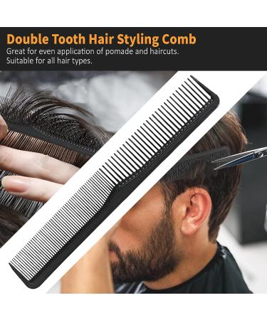 Professional Hair Styling Comb and Brush Set for Men - Ideal for Quiff, Pompadour, Dry & Wet Styling - All Hair Types & Styles - Buy Online on GoSupps.com
