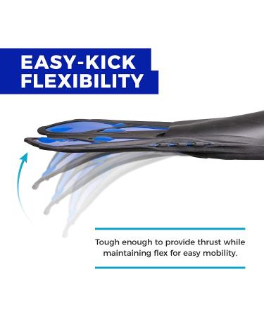 Seavenger Torpedo Snorkeling Fins - Black (Large-X-Large) for Travel | Premium Quality - Buy Online on GoSupps.com