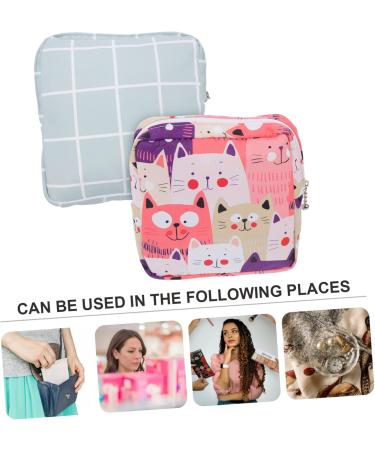 Gleavi 10-Piece Napkin Storage Pocket Organizer | Women's Travel Money Exchange & Period Pad Bag | Multi-Functional Lipstick Pouch - Buy Online on GoSupps.com
