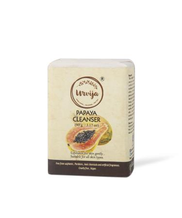 Neem & Basil Cleanser Anti Acne Anti Pollution Cleanser For Oily To Sensitive Skin| Certified Palm Oil Free Vegan & Cruelty Free| (Neem and Basil soap bar) (Papaya)