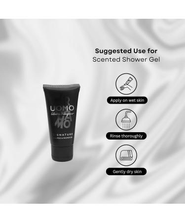 Salvatore Ferragamo Uomo Signature Perfume for Men 2 Piece Mini Set 0.17 Fl Oz (Pack of 2) - Buy Online on GoSupps.com