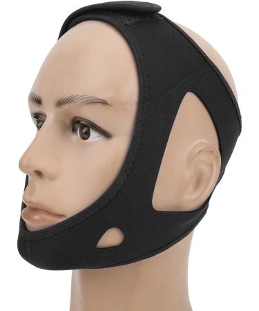 Anti Snoring Chin Strap for People Who Snore - Adjustable & Comfortable (Black) - Buy Online on GoSupps.com