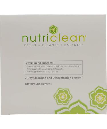 NutriClean 7 Day Cleansing System with Stevia - Advanced Fiber Powder for Digestive Health - Colon Cleanse - 7 Servings - Buy Online on GoSupps.com