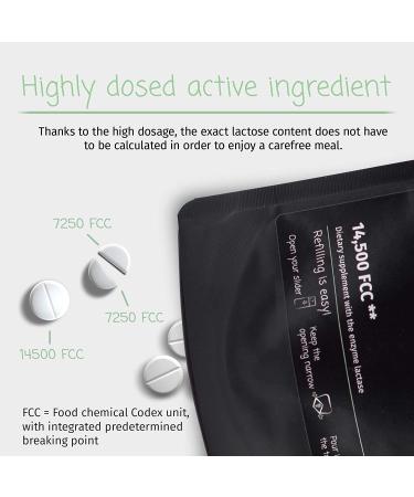 LactoJoy Lactase Pills 240 Pieces Refill Package - Powerful Enzymes for Lactose Intolerance - Pure, Vegan & No Artificial Flavors - Buy Online on GoSupps.com