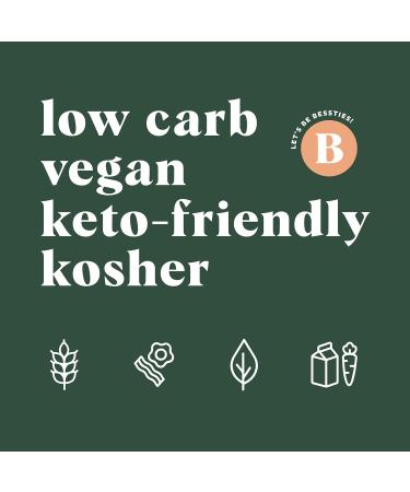 Organic High-Fiber Everything Bagel Crackers | Non-GMO Crispbread for Vegan, Paleo & Low-Carb Diets | 60 Crackers, 3.38 Ounce (Pack of 5) | Bessties! - Buy Online on GoSupps.com