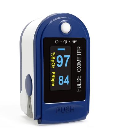 Pulse Oximeter Pulox PO-200 Solo Dark Blue Set with Blood Pressure Monitor BMO-120 - Accurate Health Monitoring for International Shipping - Buy Online on GoSupps.com