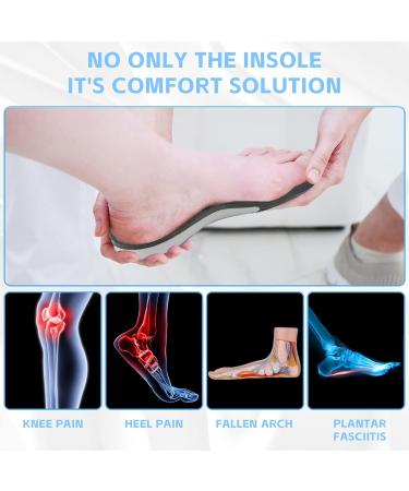 TIMORA Plantar Fasciitis Insoles & Compression Socks - Pain Relief Orthotic Support for Flat Feet, Heel Spurs, High Arches - Buy Online on GoSupps.com