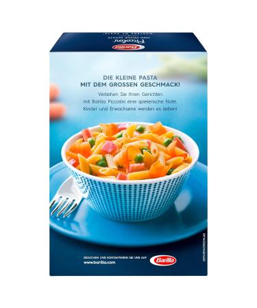 Barilla Piccolini Mini Penne Rigate - High-Quality Durum Wheat Pasta 500g (Pack of 5) - Quick 6-Minute Cooking Time - International Shipping Available - Buy Online on GoSupps.com